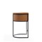 Manhattan Comfort Cosmopolitan Counter Stool in Camel and Black, PK3 3-CS008-CL - alternate 6